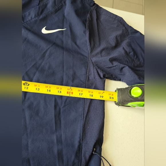 Nike Men's  Hot Baseball Wind Jacket V-Neck Black 3/4 Sleeve. Size S - Picture 14 of 16